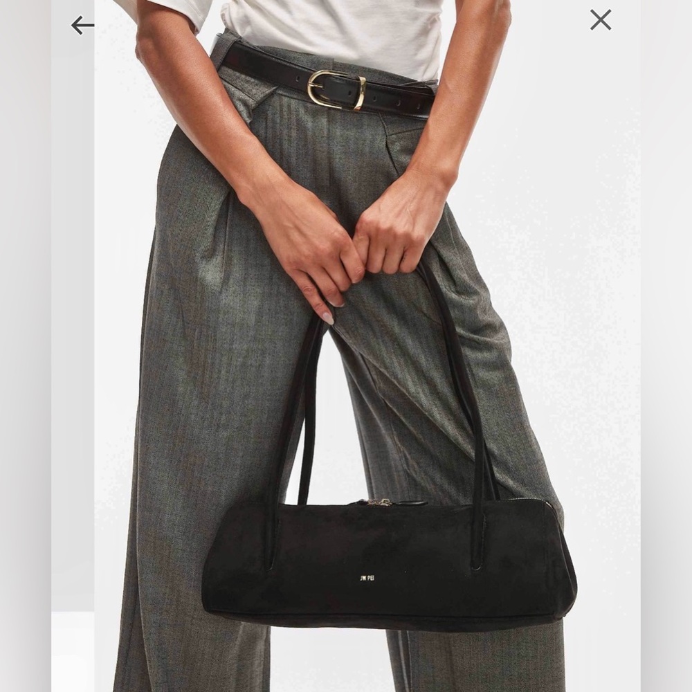 JW PEI Nova Black and Gold Shoulder Bag